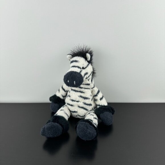 Rs Berrie Luv Pets Shammies Zulu Zebra 9 Black White Plh Stuffed Animal - Picture 1 of 7
